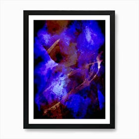 Deep space abstract Painting Art Print