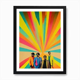 Shankar Mahadevan Colourful Pop Art Art Print