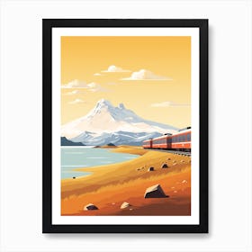 Iceland 6 Travel Illustration Art Print