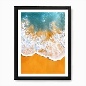 Sand On The Beach Art Print