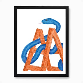 Snakes And Ladders Art Print