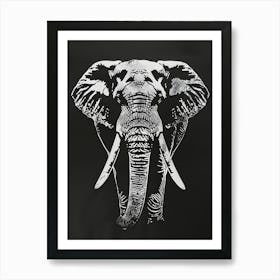 Elephant Tusks Art Print