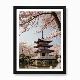 Cherry Blossoms In Japan Art Print