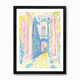 Doors And Gates Collection Sinaia, Romania 2 Art Print