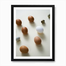 Eggs Stock Videos & Royalty-Free Footage 2 Art Print