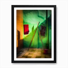 The Backyard Art Print