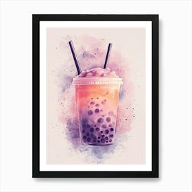 Bubble Tea 1 Art Print