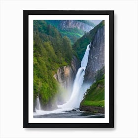 Mardalsfossen, Norway Majestic, Beautiful & Classic (2) Art Print