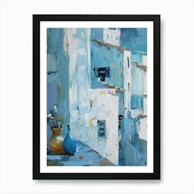 Blue Houses Art Print