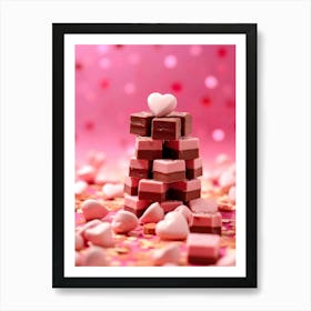 Valentine'S Day sweet food Art Print