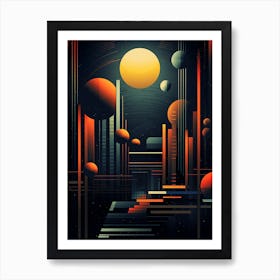 Futuristic City Art Print