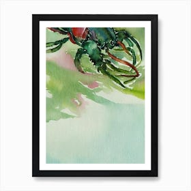 Lobster II Storybook Watercolour Art Print