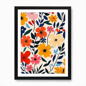 Floral Pattern 8 Art Print