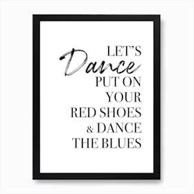 Lets Dance Art Print