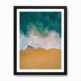 Aerial View Of A Beach 31 Art Print