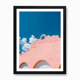 Pink + Blue Art Print