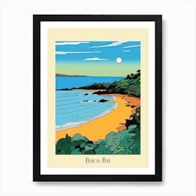 Poster Of Minimal Design Style Of Byron Bay, Australia 7 Art Print