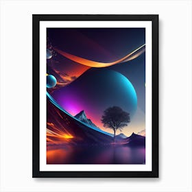 fantasy landscape Art Print