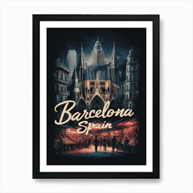 Barcelona Spain Art Print