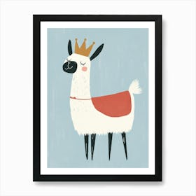 Llama Canvas Print Art Print