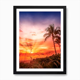 Bonita Beach Gorgeous Sunset Art Print