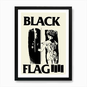 Black Flag band music 2 Art Print