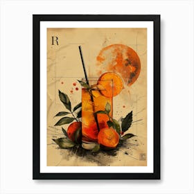 Aperol Spritz Orange 50 Art Print