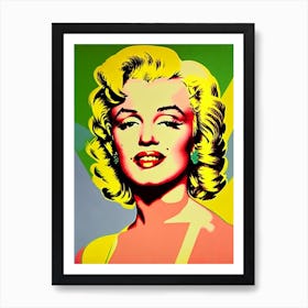 Marilyn Monroe Colourful Pop Movies Art Movies Art Print