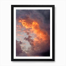 Evening Clouds Art Print