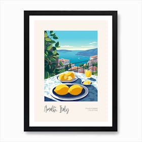 Amalfi, Italy Lemons 6 Italian Summer Collection Art Print