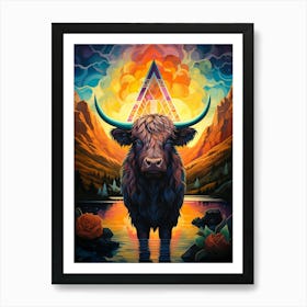 Highland Bull 2 Art Print
