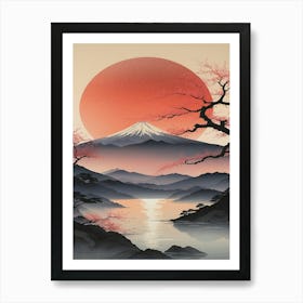 Mt Fuji Art Print