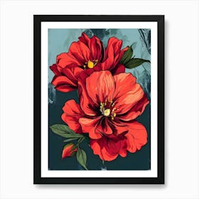 Red Roses 4 Art Print