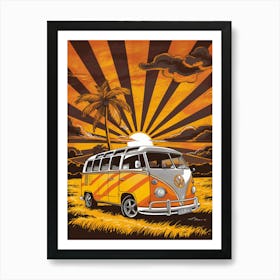 Vw Bus 1 Affiche