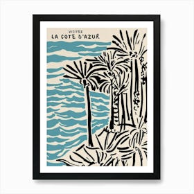 La Cote D'Azur Art Print