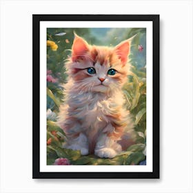 Cute Kitten Art Print