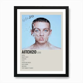 Aitch2o Album By Aitch Autographed Music Poster Art Print