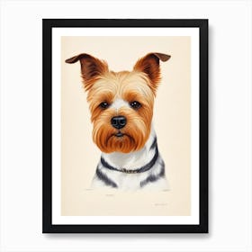 Glen Of Imaal Terrier Illustration Dog Art Print