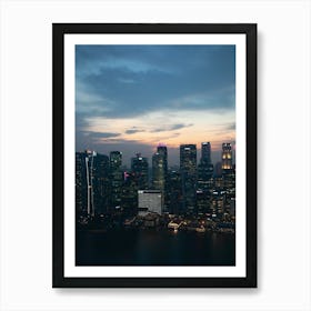 Singapore Travel Print 2 Art Print