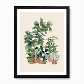 House Plants Club 2 Art Print