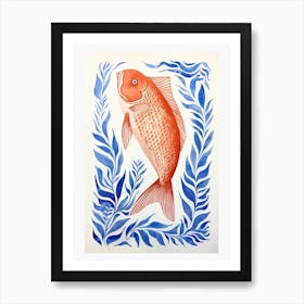 Fish In Water 1 Art Print