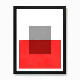 Geometric and modern abstract 7 Art Print