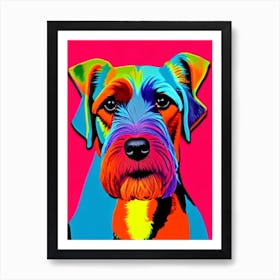 Standard Schnauzer Andy Warhol Style Dog Art Print