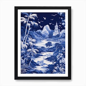 Chinese Landscape Art Print