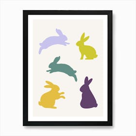 Lucky Bunny Art Print