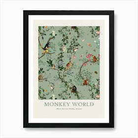 Monkey World Art Print