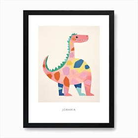 Nursery Dinosaur Art Jobaria 1 Poster Art Print