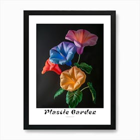 Bright Inflatable Flowers Poster Morning Glory 2 Art Print