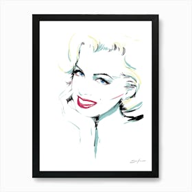 Marylin - Retro 80s Style Art Print