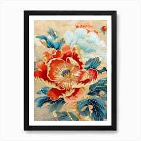 Chinese Flower Painting 44 Art Print